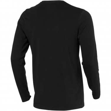 Logotrade business gift image of: Ponoka long sleeve T-shirt, black