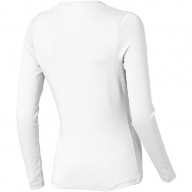 Logotrade promotional merchandise photo of: Ponoka long sleeve ladies T-shirt, white