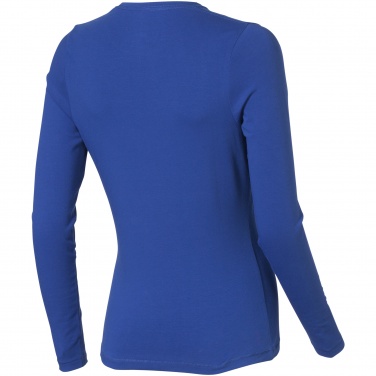 Logotrade promotional gift picture of: Ponoka long sleeve ladies T-shirt, blue