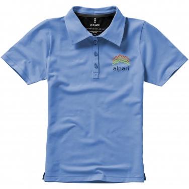 Logo trade corporate gifts picture of: Markham short sleeve ladies polo