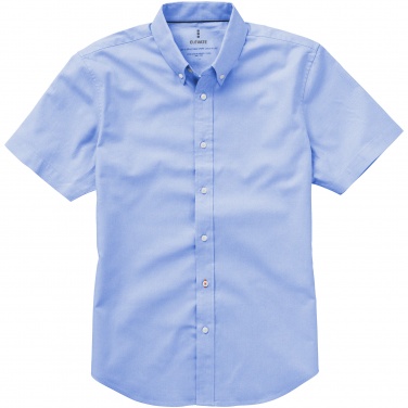 Logo trade corporate gifts picture of: Manitoba short sleeve shirt, light blue