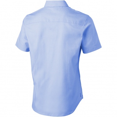 Logo trade corporate gifts image of: Manitoba short sleeve shirt, light blue