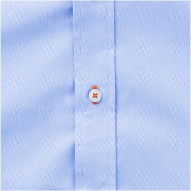 Logo trade promotional products image of: Manitoba short sleeve shirt, light blue