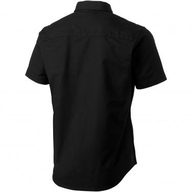 Logotrade promotional merchandise photo of: Manitoba short sleeve shirt, black