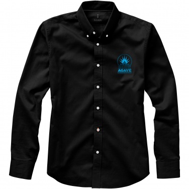 Logo trade promotional giveaways picture of: Vaillant long sleeve shirt, black