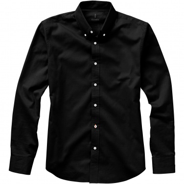 Logo trade promotional gifts image of: Vaillant long sleeve shirt, black