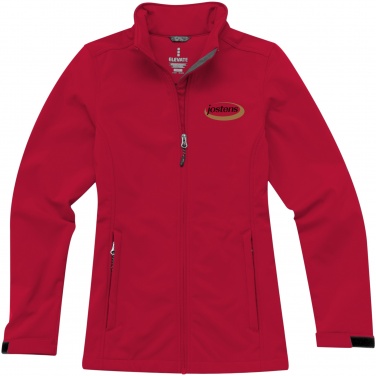 Logotrade advertising product picture of: Maxson softshell ladies jacket, red