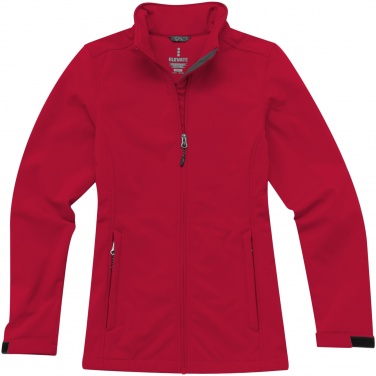 Logo trade business gift photo of: Maxson softshell ladies jacket, red