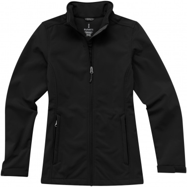 Logotrade promotional merchandise image of: Maxson softshell ladies jacket, black