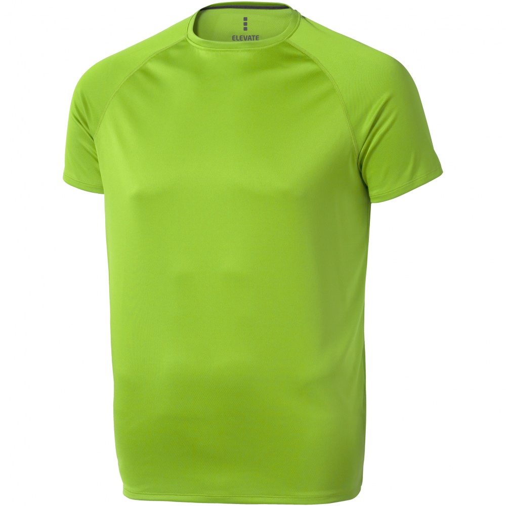 Logo trade promotional merchandise picture of: Niagara short sleeve T-shirt, light green