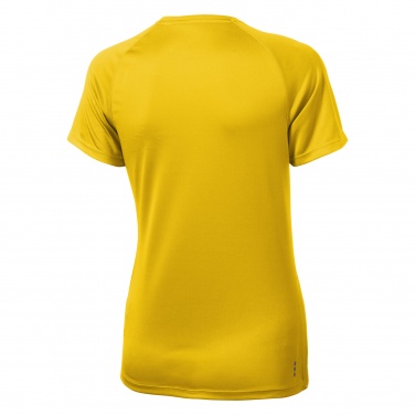 Logotrade promotional products photo of: Niagara short sleeve ladies T-shirt, yellow