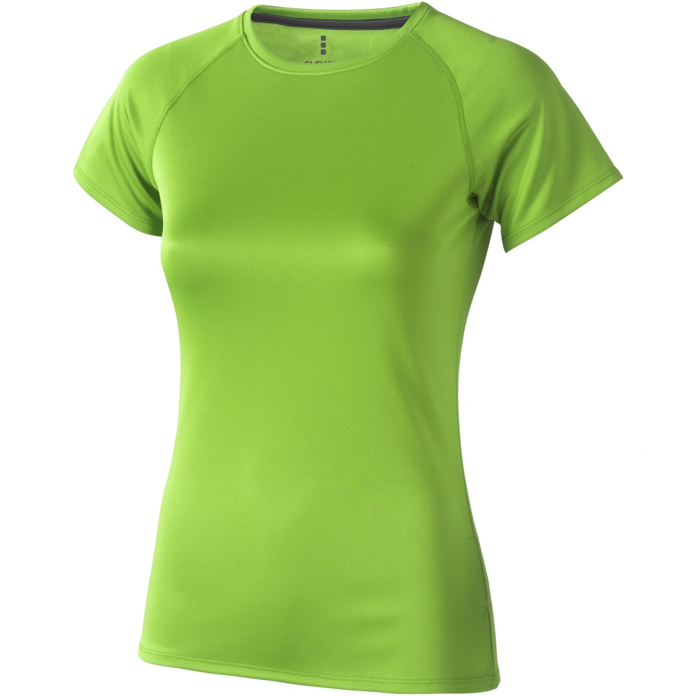 Logotrade business gift image of: Niagara short sleeve ladies T-shirt, light green