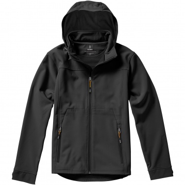 Logotrade promotional gift image of: Langley softshell jacket, dark grey