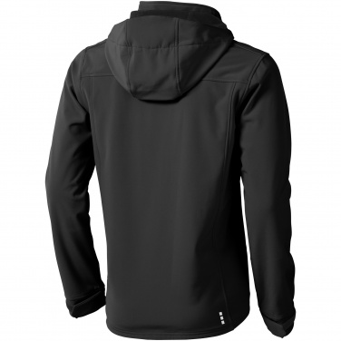 Logo trade business gift photo of: Langley softshell jacket, dark grey