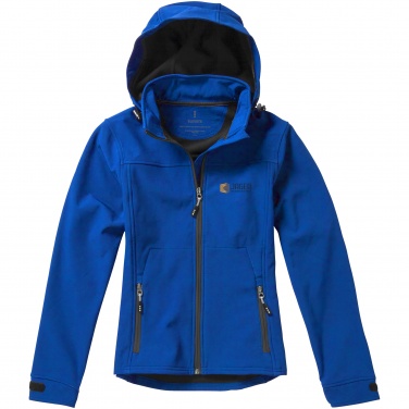 Logotrade advertising products photo of: Langley softshell ladies jacket, blue