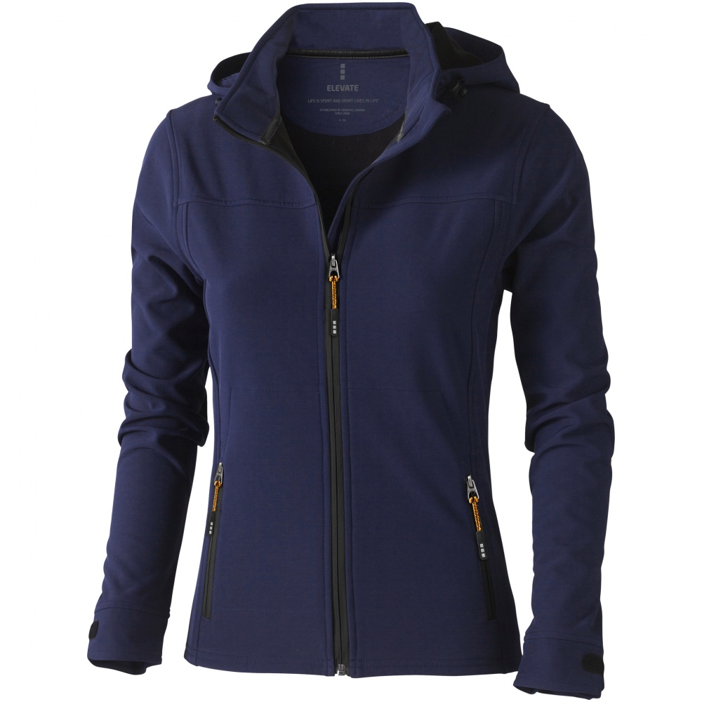 Logotrade business gift image of: Langley softshell ladies jacket, navy