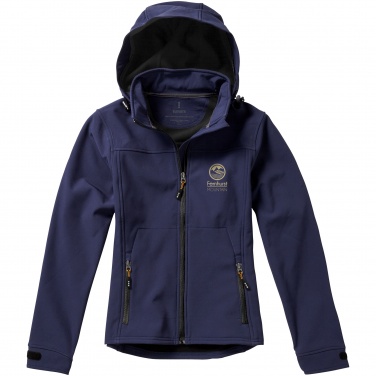 Logotrade advertising products photo of: Langley softshell ladies jacket, navy