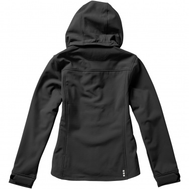 Logo trade advertising product photo of: Langley softshell ladies jacket, dark grey