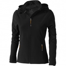 Langley softshell ladies jacket, black