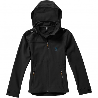 Logotrade promotional merchandise photo of: Langley softshell ladies jacket, black