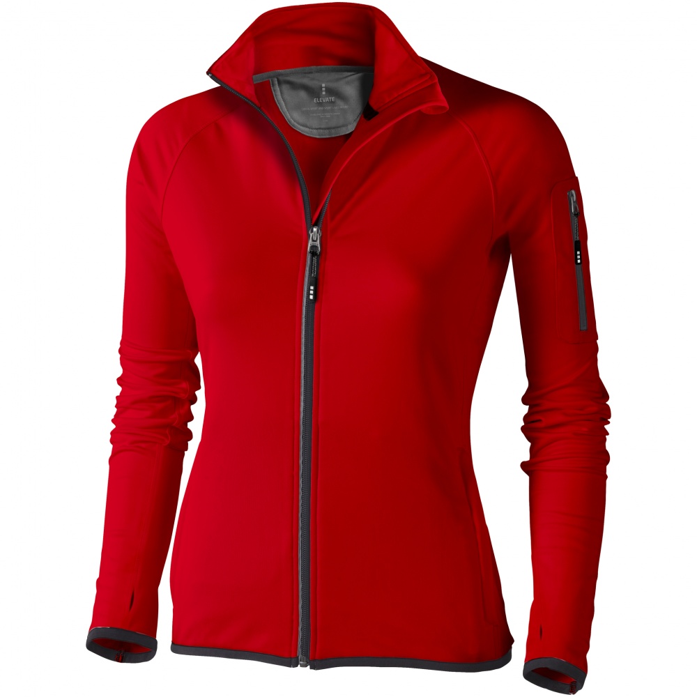 Logo trade promotional gifts image of: Mani power fleece full zip ladies jacket