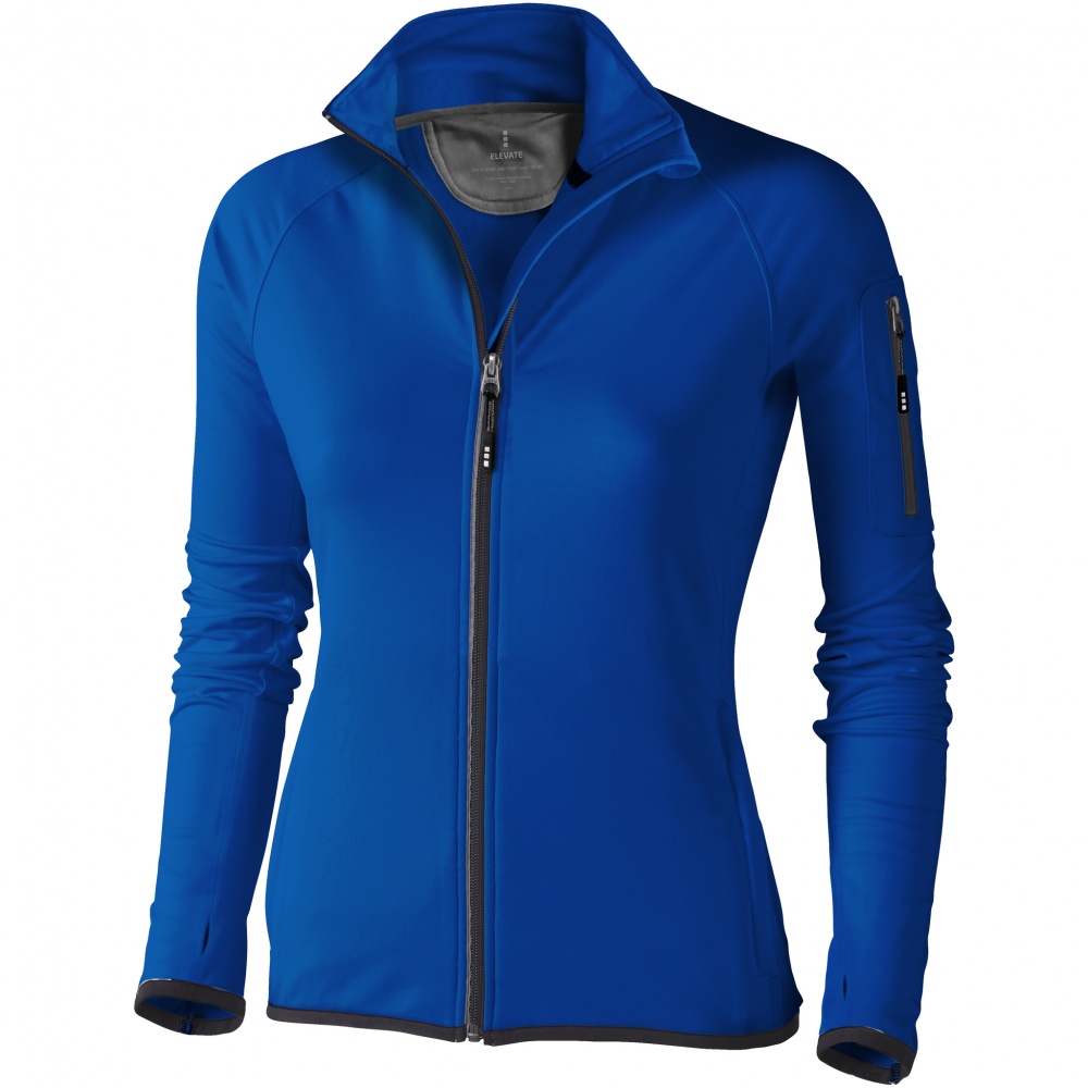 Logo trade business gifts image of: Mani power fleece full zip ladies jacket