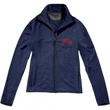 Logo trade promotional giveaways image of: Mani power fleece full zip ladies jacket