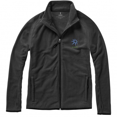 Logo trade promotional gifts picture of: Brossard micro fleece full zip jacket