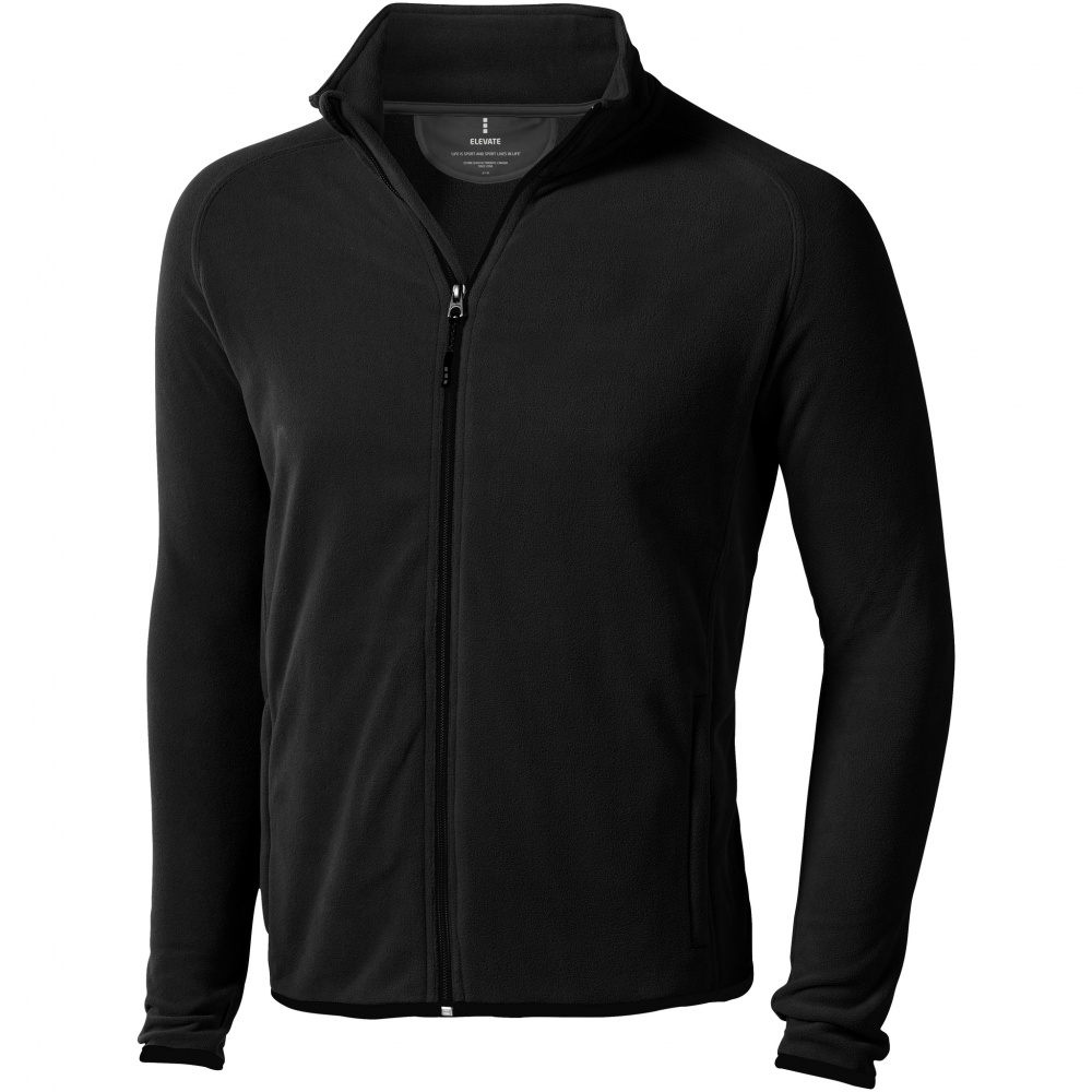 Logo trade corporate gifts image of: Brossard micro fleece full zip jacket