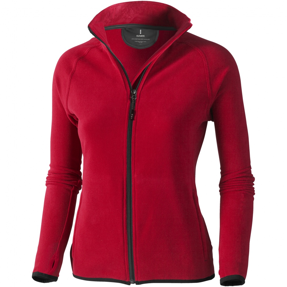 Logo trade promotional merchandise photo of: Brossard micro fleece full zip ladies jacket