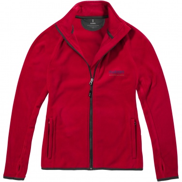 Logo trade promotional merchandise photo of: Brossard micro fleece full zip ladies jacket