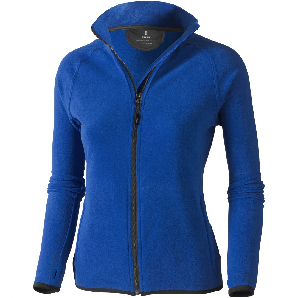 Logo trade corporate gifts image of: Brossard micro fleece full zip ladies jacket