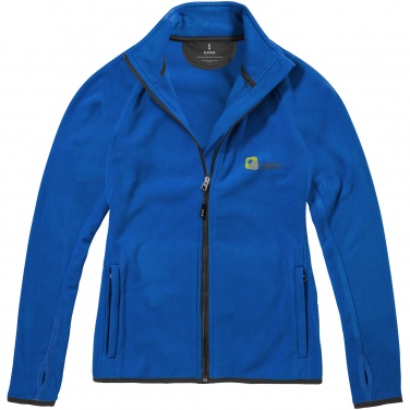 Logo trade promotional giveaways image of: Brossard micro fleece full zip ladies jacket