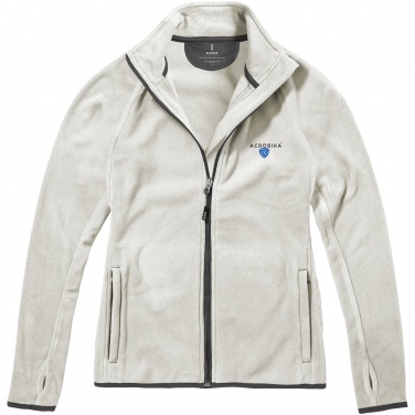 Logo trade promotional gifts image of: Brossard micro fleece full zip ladies jacket