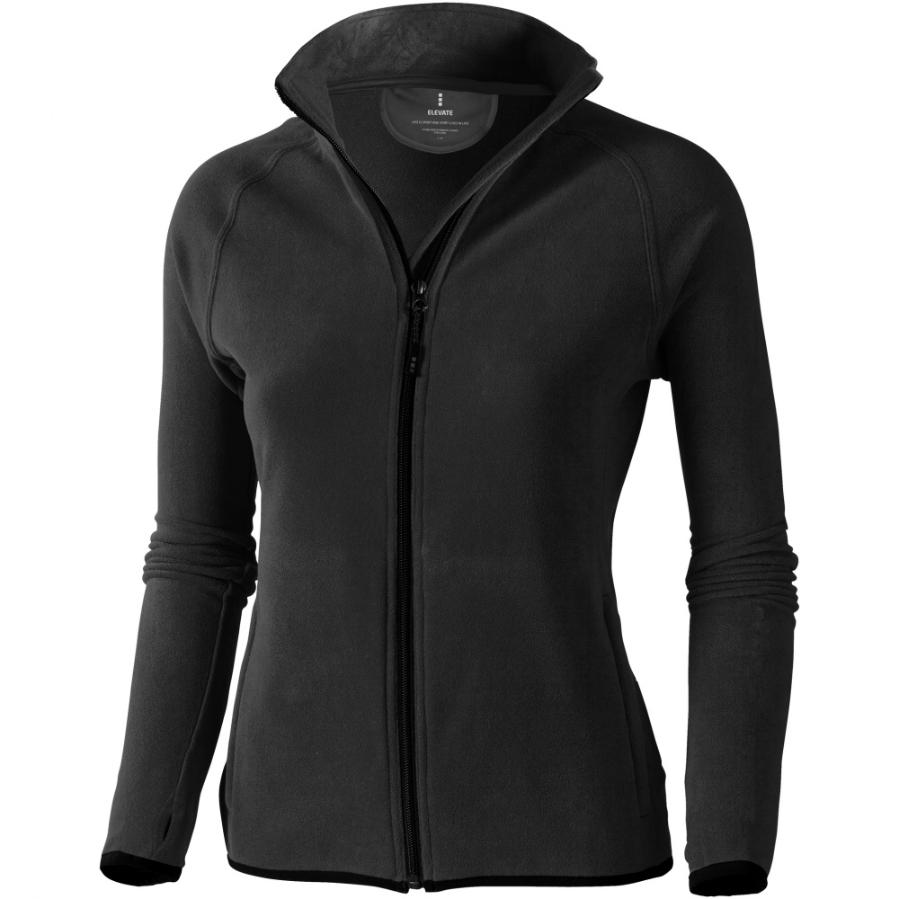 Logo trade business gifts image of: Brossard micro fleece full zip ladies jacket