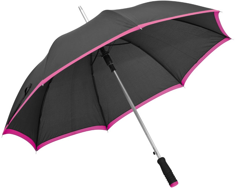 Logotrade advertising products photo of: Automatic umbrella with rosy accent