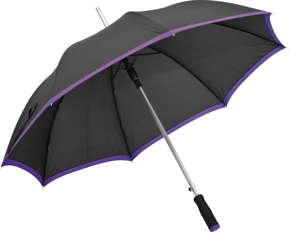 Logotrade corporate gift image of: Automatic umbrella with violet accent