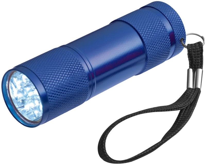 Logotrade promotional giveaways photo of: Flashlight 9 LED, blue