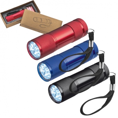 Logotrade corporate gift picture of: Flashlight 9 LED, blue