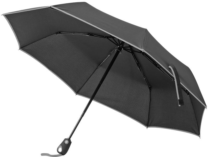 Logotrade promotional giveaway picture of: Automatic umbrella, grey/black