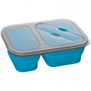 Logo trade corporate gifts picture of: Lunch box, light blue