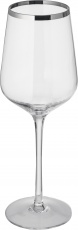 Set of 6 white wine glasses