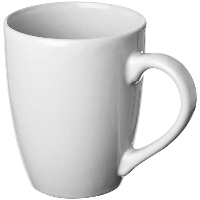 Logo trade promotional products picture of: Elegant ceramic mug, white