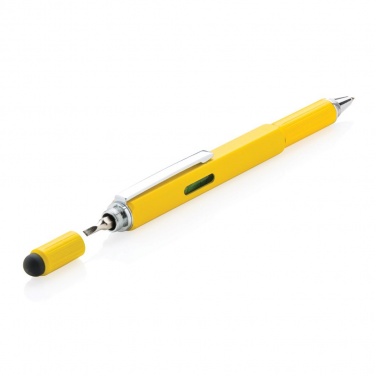 Logotrade promotional items photo of: 5-in-1 toolpen, yellow