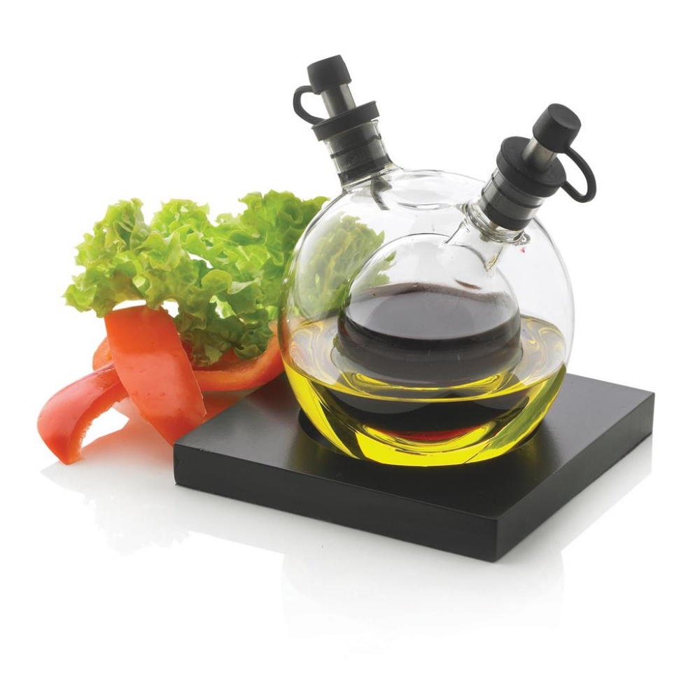 Logo trade advertising products picture of: Orbit oil & vinegar set, black