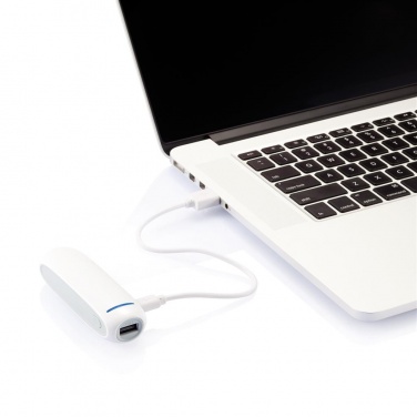 Logotrade corporate gift picture of: 2.600 mAh powerbank, white