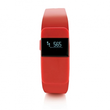 Logo trade promotional items image of: Activity tracker Keep fit, red