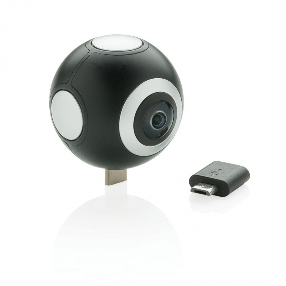 Logotrade promotional products photo of: Dual lens 360° photo and video camera