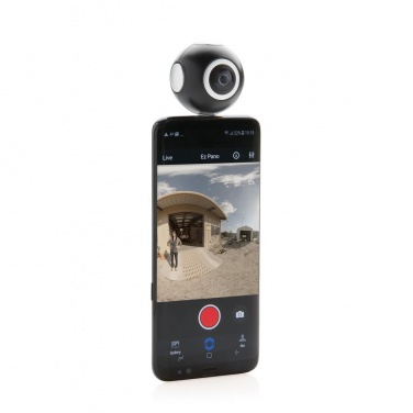 Logotrade promotional product image of: Dual lens 360° photo and video camera