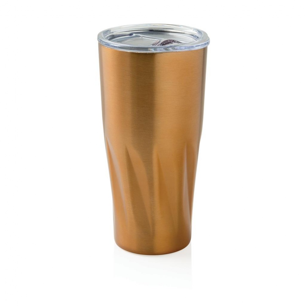 Logo trade promotional merchandise photo of: Copper vacuum insulated tumbler, gold